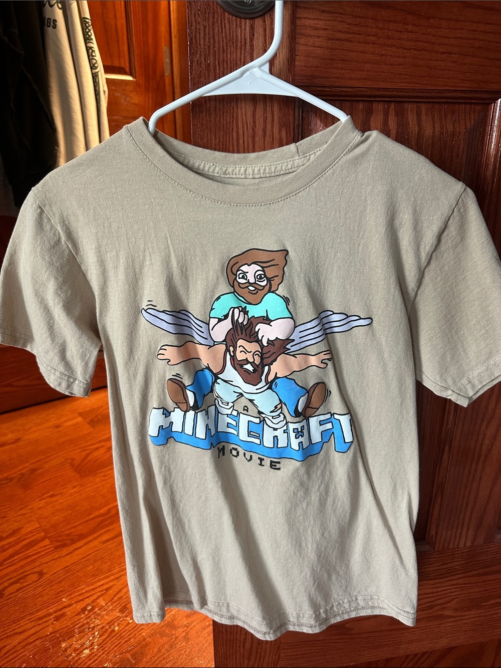 Minecraft Movie Graphic Tee - Beige